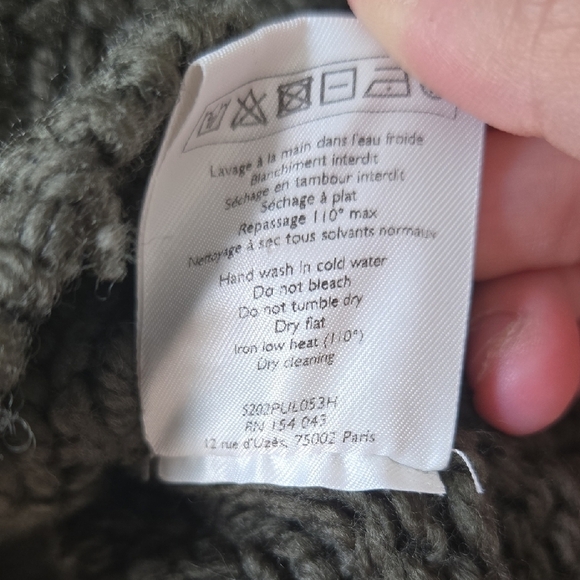 Sezane James Sweater, Forest Green Cable Knit Sweater, M, French Chic, VGUC - Picture 5 of 6